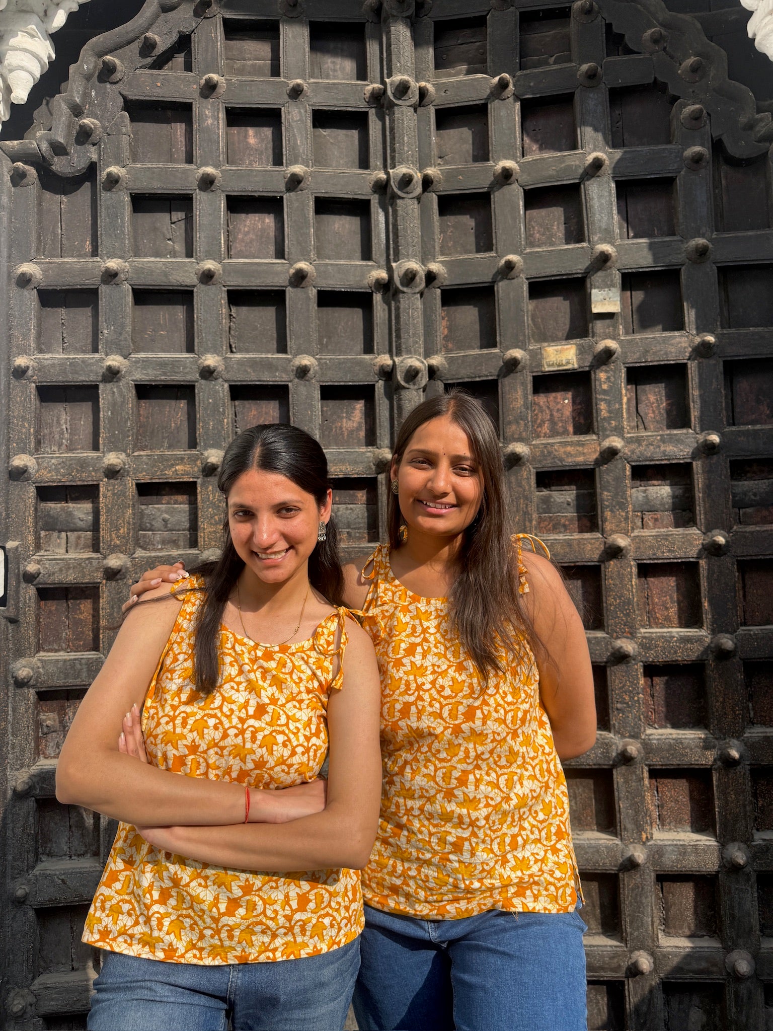 The Saffron String Kurti