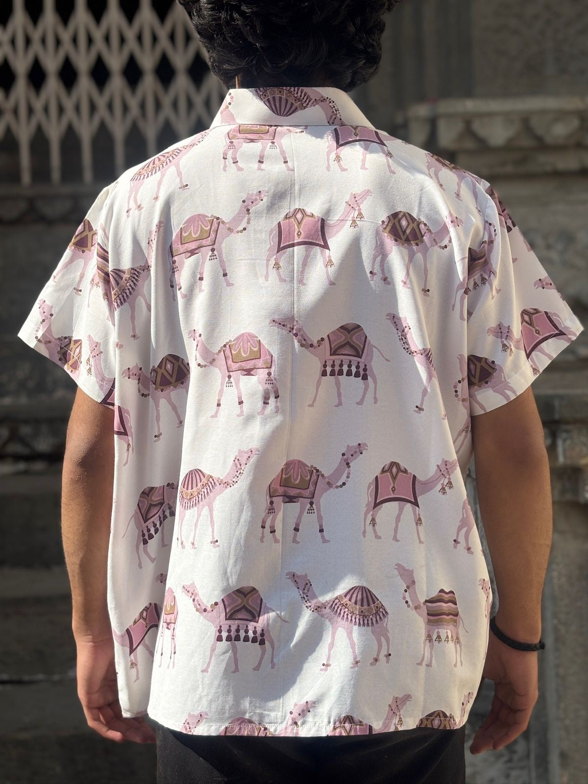 Maru Camel Print Men's Shirt by Jayzzedup