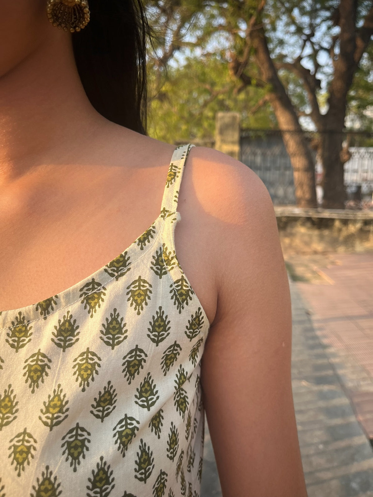 Women's printed cami top